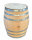 300L GESCHLIFFENE Regentonne aus gebrauchtem Weinfass