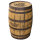 Tonneau à whisky en chêne avec votre Logo (4 fois) - poncé et huilé