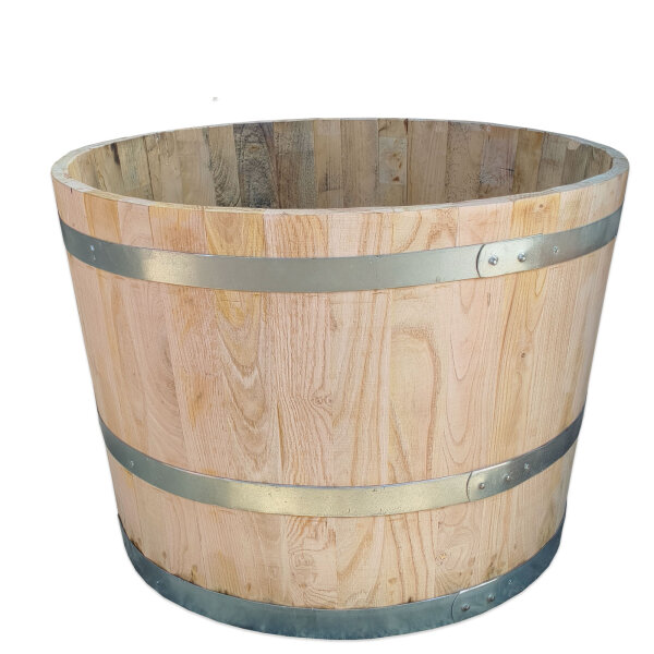 D 80cm - Demi tonneau de châtaignier