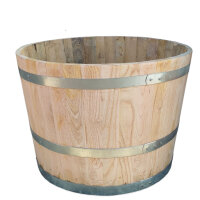 D 80cm - Demi tonneau de châtaignier