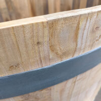 D 80cm - Demi tonneau de châtaignier
