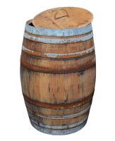 Barrique de vin en bois de chêne 225 Litres recupérateur - rustique
