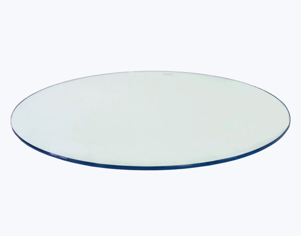 Glasplatte D50cm, D60cm, D70cm, D80cm oder D90cm für Weinfass - Tischplatte