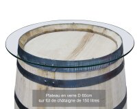 Plateau en verre