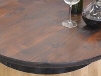 Plateau de table avec laqué - couleur de noix