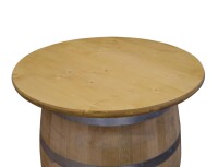 Plateau de table avec laqué - couleur de chêne