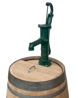 Barrique de vin en bois de chêne avec pompe à main