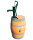 Barrique de vin en bois de chêne avec pompe à main