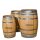 Tonneau en châtaignier de 100 ou 150 litres huilé - nouveau - recupérateur