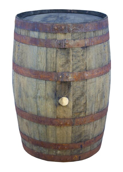Tonneau à whisky en chêne original de lEcosse, tonneau de bois,tonneau Brandy - 190 litres