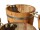 Kastanienholz geölt - Blumenkübel in Durchmesser 30 bis 60 cm Rollen: ohne Rollen, Trageschlaufen: ohne Schlaufen, Ablaufbohrungen: ohne Bohrung (Miniteich), Größe: 30 cm