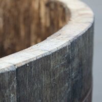 D 65cm - Halbes Holzfass, Whiskyfass