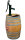 Barrique de vin en bois de chêne avec pompe à main