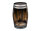 Kastanien Fass mit Öffnung - palisander - 30-150 Liter Liter: 30 Liter