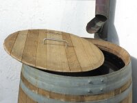 Barrique de vin en bois de chêne grand comme citerne - 500 litres