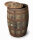 190L Whiskyfass, Eichenfass geöffnet als Regentonne