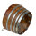 Demi tonneau de vin en bois de chêne - grand - 250l - D 92cm - restauré